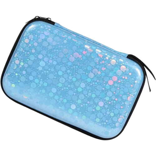 Table Tennis Bat Case Hard Shell Navy Blue Paddle Case Racket Bag Ping Pong 1