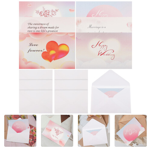 12 Conjuntos De Convites Para Com Envelopes 2