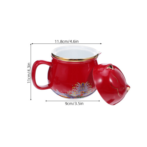 Conjunto De Bule Chinês De Porcelana Para Gongfu E Xícaras 2