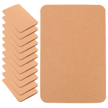 50 Unidades Cartões Kraft Mensagem Vintage DIY Presente