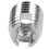 20 Pcs M6x1.0 M10x1.5 Stainless Steel Slotted Self Tapping Thread Inserts 11