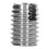 20 Pcs M6x1.0 M10x1.5 Stainless Steel Slotted Self Tapping Thread Inserts 7