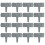 30 Unidades De Plástico Irregular Para 1