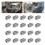20 Pcs M6x1.0 M10x1.5 Stainless Steel Slotted Self Tapping Thread Inserts 14