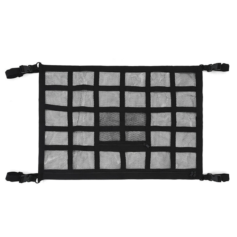 Car Ceiling Cargo Pocket Storage Net Adjustable Universal Ceiling Cargo Net For Most Vehicle Types Roof Organizer 9016109284075
