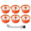6 Pack Filter Elements with Cleaning Brush for Black+decker Bsv2020g-DF 1