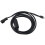 3-Pin AUX Audio Cable Adapter for E39 E46 E53 X5 144cm Black 2