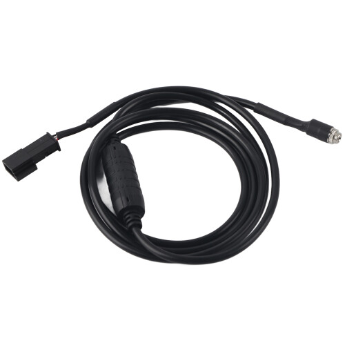 3-Pin AUX Audio Cable Adapter for E39 E46 E53 X5 144cm Black 1