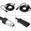 3-Pin AUX Audio Cable Adapter for E39 E46 E53 X5 144cm Black 13