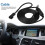 3-Pin AUX Audio Cable Adapter for E39 E46 E53 X5 144cm Black 7