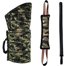 Biting Sleeve Hemp Dog Training Sleeve For German Shepherd Dog - Camouflage Color, Includes Biting Stick And Punching Stick