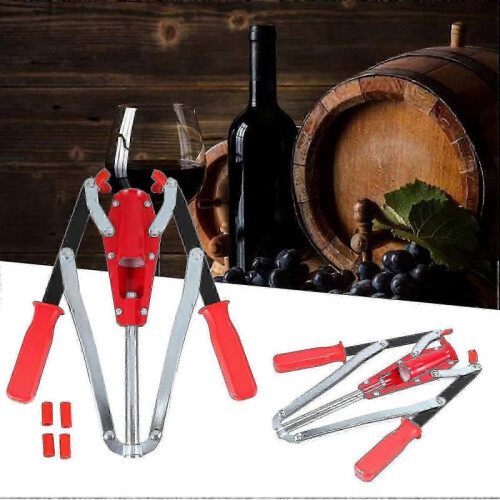 Double Lever Hand Corker Wine Bottle Corker with 2 Handled Corking for Homebrew Wine Making 1