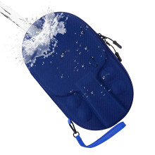 Table Tennis Bag Water-Proof Paddle Bag Scratch-Resistant Protector For School Training Indoor Outdoor Blue