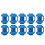 Trampoline Pole Hat Premium ABS Material, 10-Pack Trampoline Enclosure Pole End Covers, For Easy Safety Net Installation 1