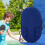 Table Tennis Bag Hard Shell Paddle Bag Scratch-Resistant Protector for School Training Indoor Outdoor Blue 5