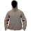 (M,Khaki)Men's Tactical Fleece Jacket Warm Military Hooded Combat 4