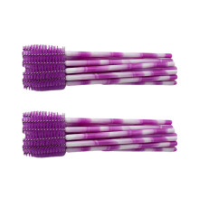 100Pcs Nylon Mascara Wands Applicator Eyebrow Brush Makeup Tool