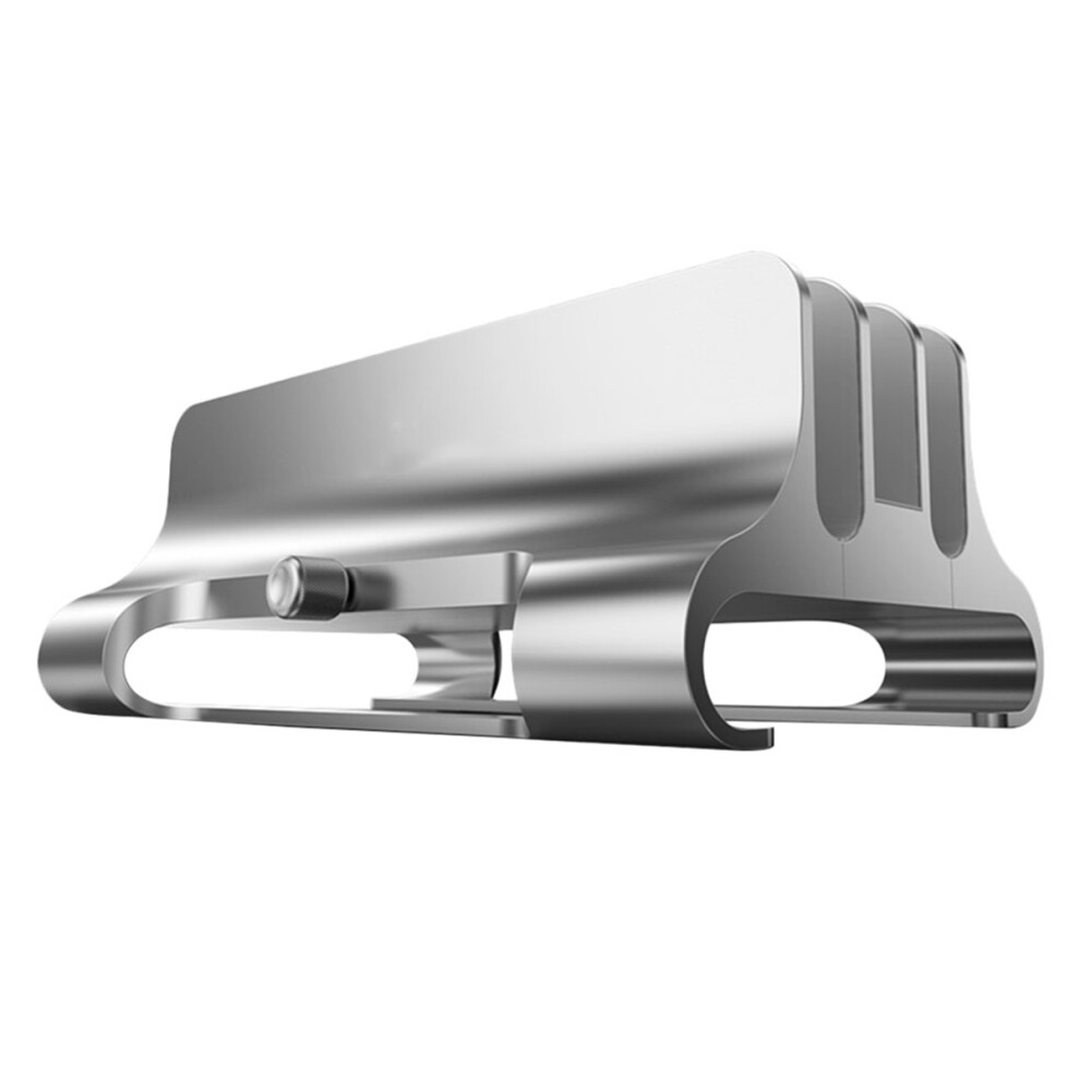 Aluminum Alloy Vertical Laptop Stand With Triple Tablet Slots 3362905140067