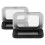 2Pcs Travel-Use DIY Eyeshadow Blush Palette Empty Durable Makeup Box 1