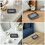 2Pcs Travel-Use DIY Eyeshadow Blush Palette Empty Durable Makeup Box 10
