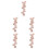 5Pcs Pu Numbered Stitch Marker Chain For Knitting Crocheting 9