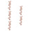 5Pcs Pu Numbered Stitch Marker Chain For Knitting Crocheting 4