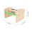 4Pcs Wooden Tabletop Parrot Perch Stand And Feeder Rack 4