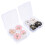2 Pairs Alloy Flower Cases Plastic Waterproof Storage 7