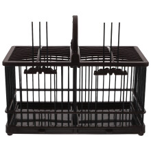 2Pcs Vintage Cage For Small Pets Plastic Cricket Carrier Habitat