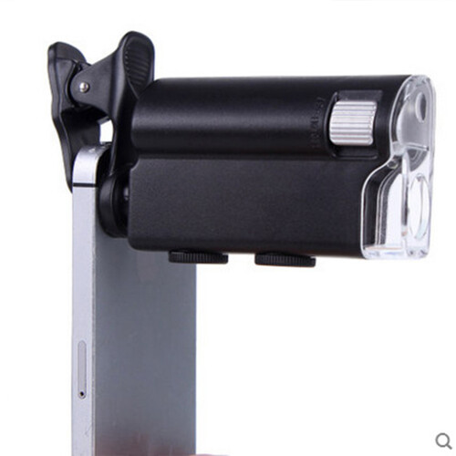 Cellphone Clip-On Microscope With Led Portable Magnifier 1