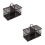 2Pcs Vintage Cage For Small Pets Plastic Cricket Carrier Habitat 9