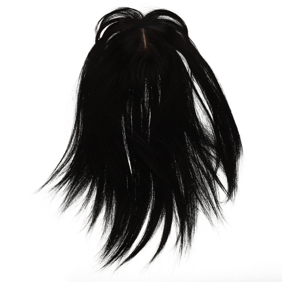 Artibetter Natural Hair Toppers Clip In Bangs Dark Brown Lightweight Invisible