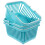 6 Pcs Plastic Bathroom Storage Baskets With Handles 1