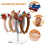 6 Pcs Clear Acrylic Headband Storage Stands For Hair Accessories 11