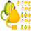 36 Pcs Silicone Straw Tips Cover Fruit Shape Reusable Lids 1