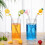 36 Pcs Silicone Straw Tips Cover Fruit Shape Reusable Lids 11
