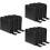 9 Pcs Cd Cases Dvd Case Portable Zipper Holder 40 Disc Wallet Bag 6