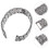 Stylish Strap Wristband With Rhinestones Compatible For Watch 8