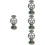 4Pcs Crystal Ball Stand With Pentagram Pattern Tall Candlestick Decor 8