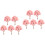10Pcs Pink Miniature Simulation Cherry Blossom Tree Model for Diorama 6