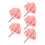 10Pcs Pink Miniature Simulation Cherry Blossom Tree Model for Diorama 1