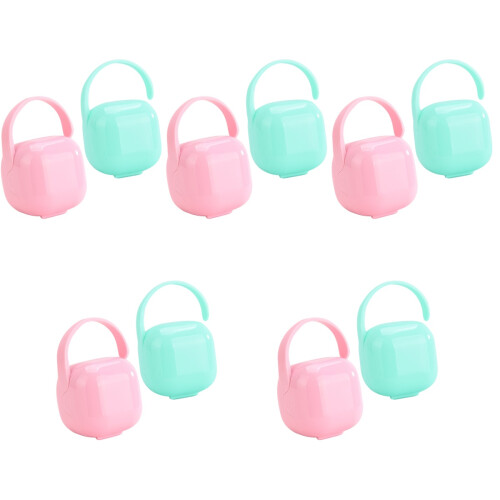 10 Pcs Portable Pacifier Box Protective Case For Travel And Home Use 2