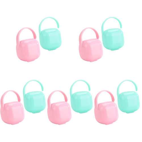 10 Pcs Portable Pacifier Box Protective Case For Travel And Home Use 1