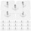 80 Pcs Heavy Duty Adhesive Hooks For Towels Hats Wall Mount 1