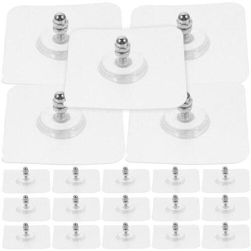 80 Pcs Heavy Duty Adhesive Hooks For Towels Hats Wall Mount