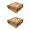 2 Pcs Vintage Style Wooden Storage Box For Gift Packing 5