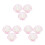 9 Pcs Acrylic Eyelash Extension Glue Holder Pad Tool 8