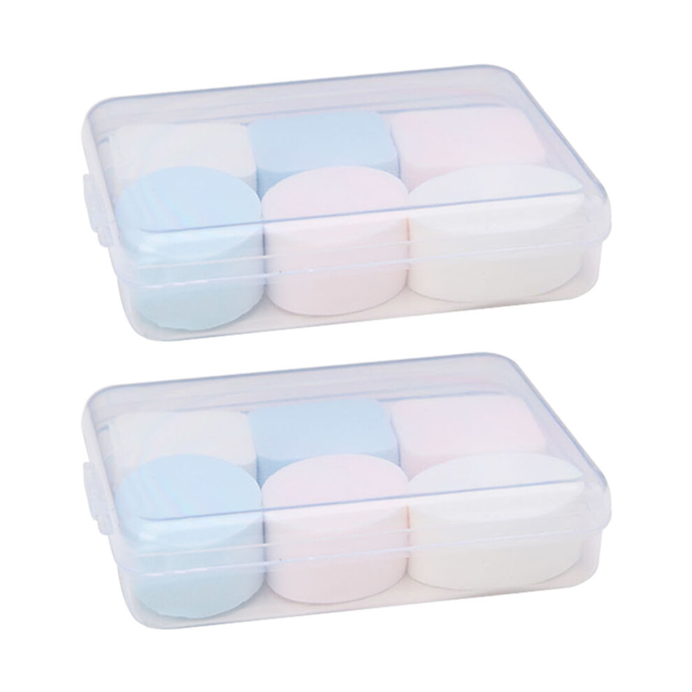 Aboofan 12Pcs Makeup Blending Powder Puff Sponge For Foundation