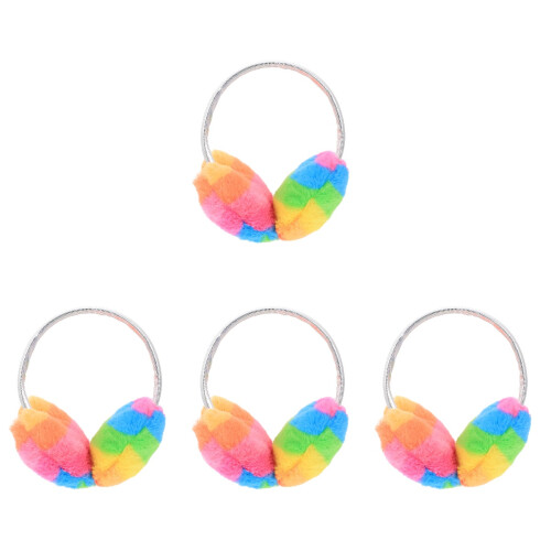 4Pcs Comfortable Plush Ear Muffs Winter Ear Protection Cover 1