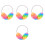 4Pcs Comfortable Plush Ear Muffs Winter Ear Protection Cover 3